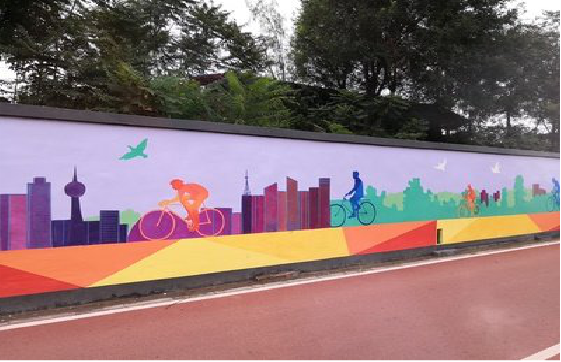 龙南墙体彩绘-围墙