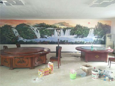 龙南墙绘-写实风景