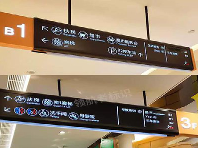 龙南如何通过商场标识牌引导客流分布？